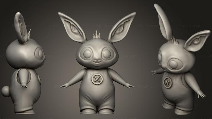 Figurines simple (Bing Bunny STL, STKPR_0138) 3D models for cnc